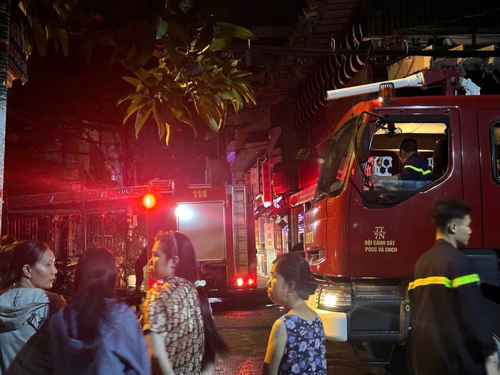 Hiện trường vụ cháy.