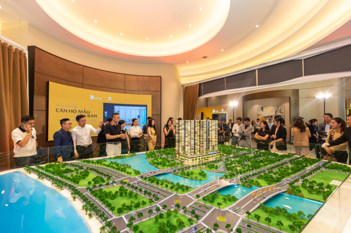 Lễ khai trương căn hộ mẫu và sa bàn dự án Masteri Rivera Danang ngày 4/7.