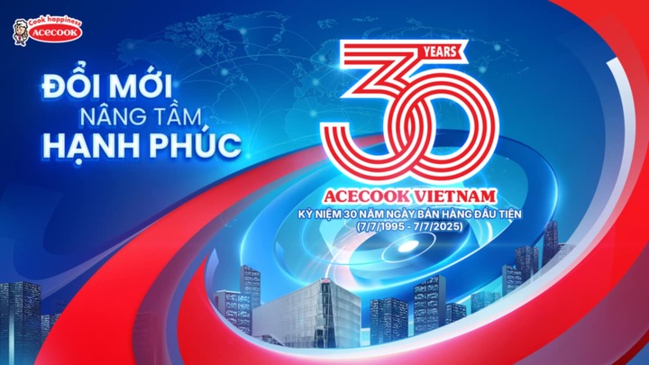 Acecook Việt Nam tiếp tục chinh phục hành trình mới với định hướng “Đổi mới nâng tầm hạnh phúc”