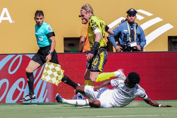 Tchouameni là một trong những khác biệt lớn ở Real Madrid. Ảnh: EFE