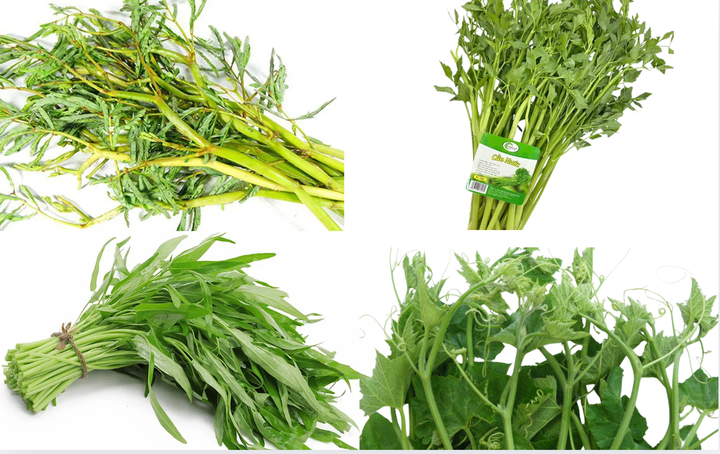 Những loại rau phổ biến dễ bị nhiễm kim loại nặng. (Ảnh: Nhật Thùy)