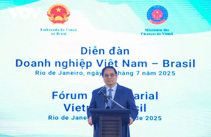 Thủ tướng Phạm Minh Chính dự Diễn đàn doanh nghiệp Việt Nam - Brazil.