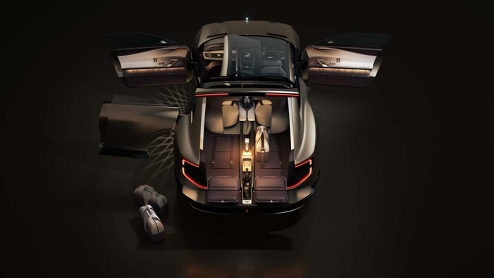 EXP 15 có thiết kế 3 cửa, 3 ghế ngồi.