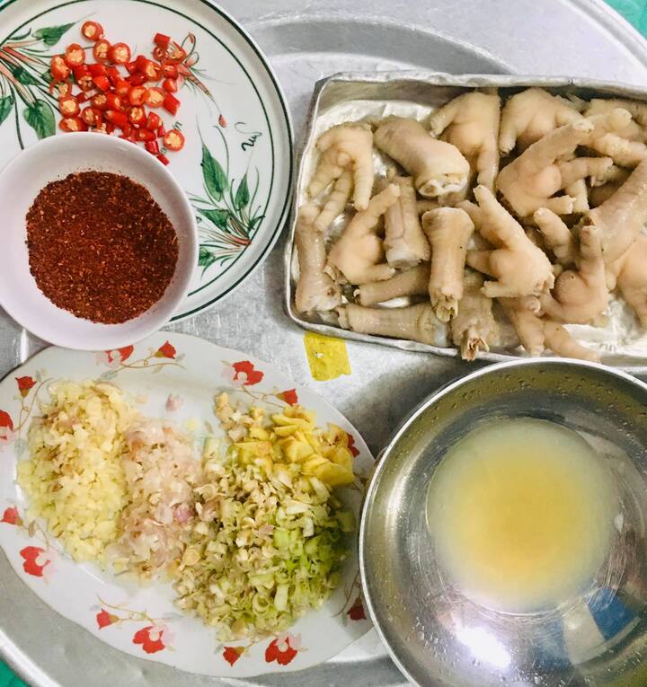 Cách làm chân gà sốt Thái chua ngọt giòn cay - 3