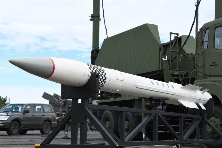 Tên lửa phòng không PAC-3 MSE của hệ thống Patriot. Ảnh Militarnyi
