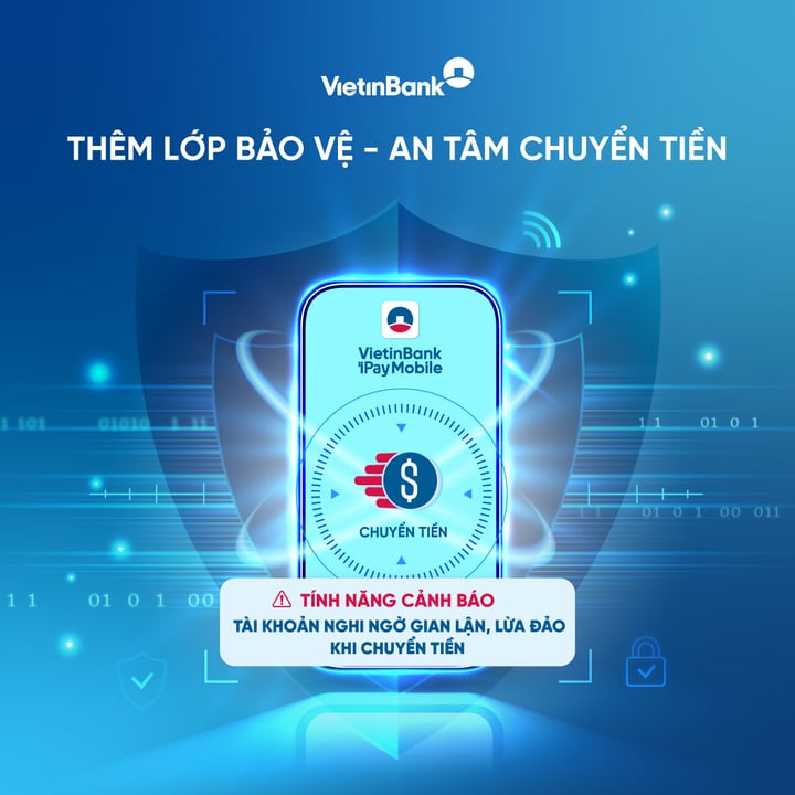 VietinBank ra mắt tính năng mới: Bảo vệ tài khoản với cảnh báo gian lận tức thời - 1
