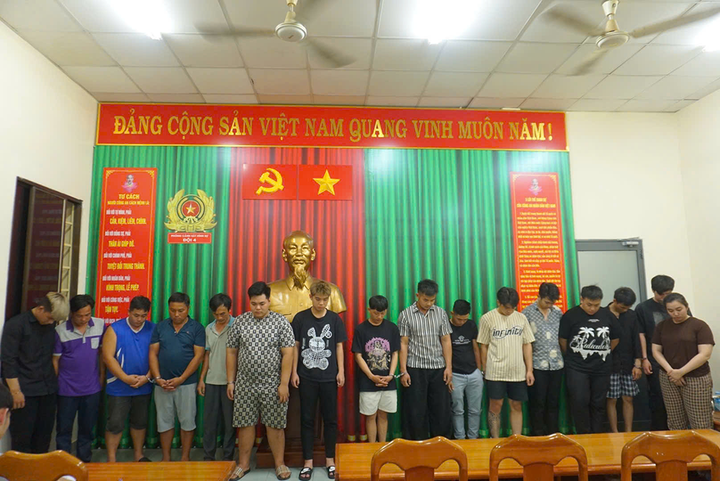 Một số đối tượng bị bắt giữ. (Ảnh: CACC)