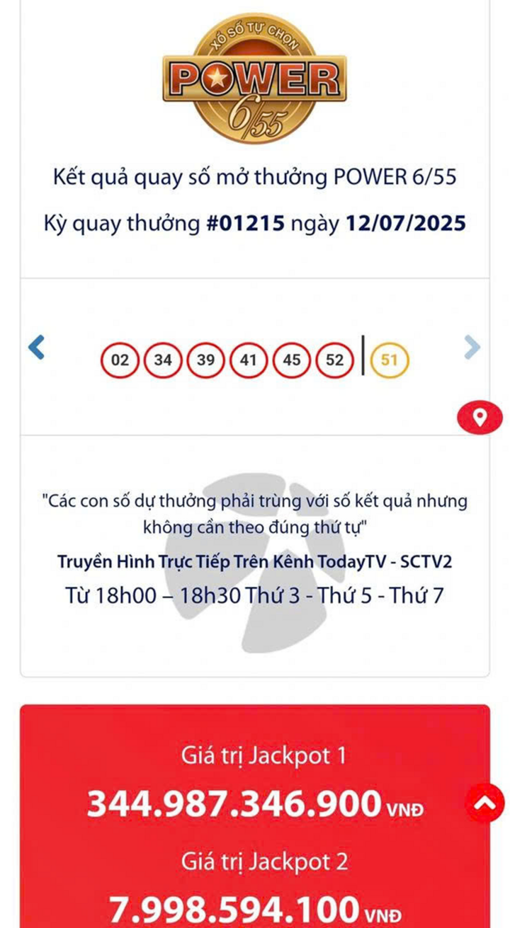 លេខនាំសំណាងនាំយករង្វាន់ធំបំផុតមិនធ្លាប់មាន។