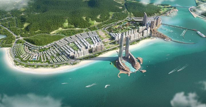 Quần thể đô thị nghỉ dưỡng Sun Elite City quy mô 324 ha. (Ảnh: Sun Property)