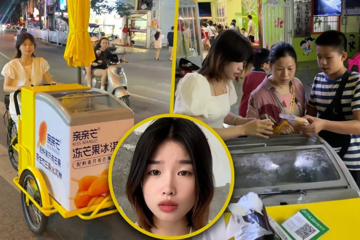 Lý bị nhà trường ép xóa video bán kem vì sợ các tân sinh viên hiểu nhầm.