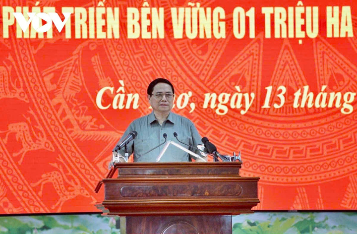 Thủ tướng Phạm Minh Chính phát biểu tại hội nghị.