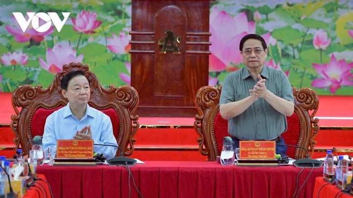 Thủ tướng Chính phủ Phạm Minh Chính làm việc với Lãnh đạo các tỉnh/thành phố khu vực đồng bằng Sông Cửu Long.