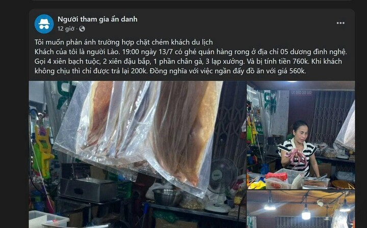 Bài viết đăng lên mạng xã hội thu hút sự quan tâm của dư luận. (Ảnh: F.B)