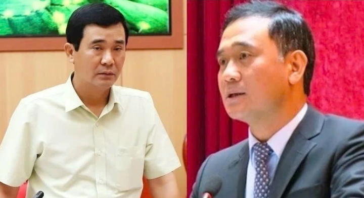 Ông Hồ Đại Dũng (trái) và ông Ngô Ngọc Đức.