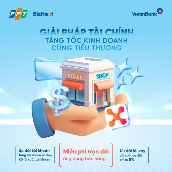 VietinBank và FPT tặng miễn phí ứng dụng quản lý bán hàng trên điện thoại - 1