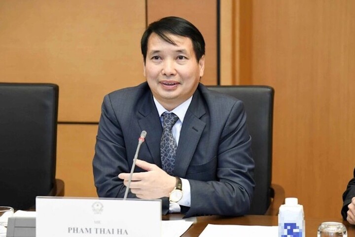 Bị can Phạm Thái Hà trước khi bị khởi tố.