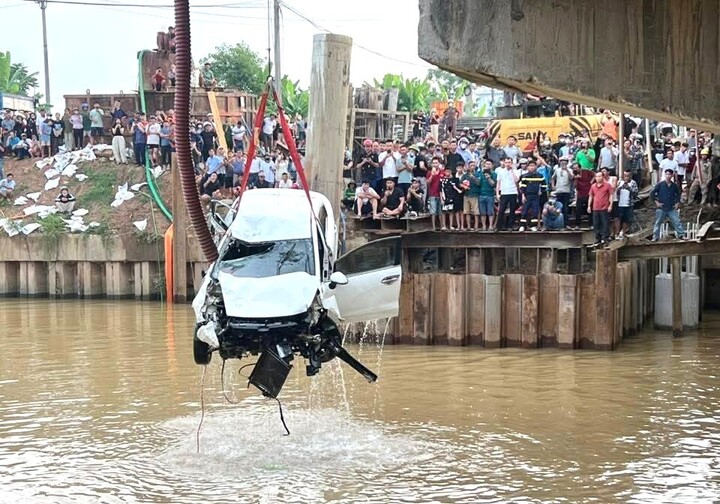 Hiện trường vụ tai nạn.