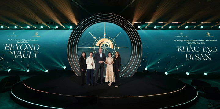 Các lãnh đạo cấp cao của Masterise Homes và Marriott International tại sự kiện ra mắt