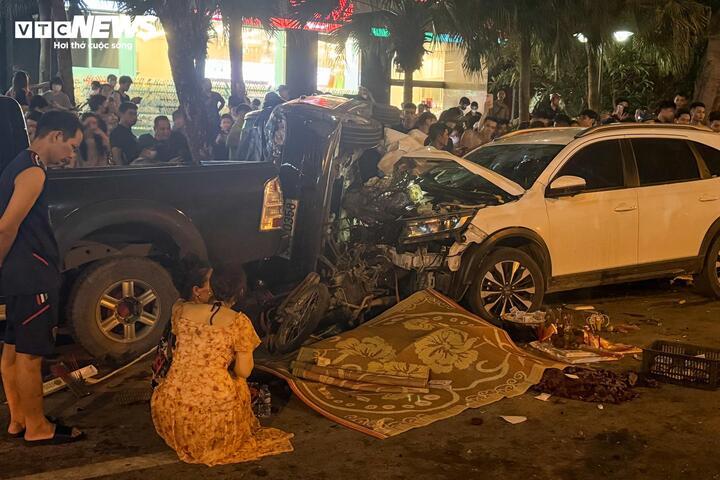 Hiện trường vụ tai nạn.