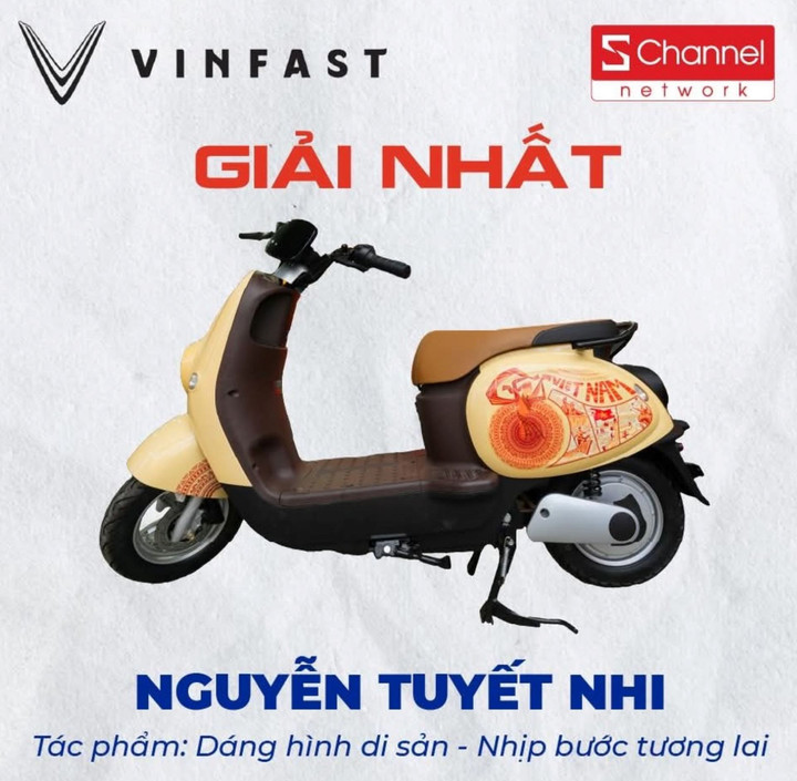 Tác phẩm giành giải Nhất - “Dáng hình di sản - Nhịp bước tương lai” của tác giả Nguyễn Tuyết Nhi