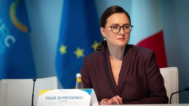 Bà Yulia Svyrydenko.