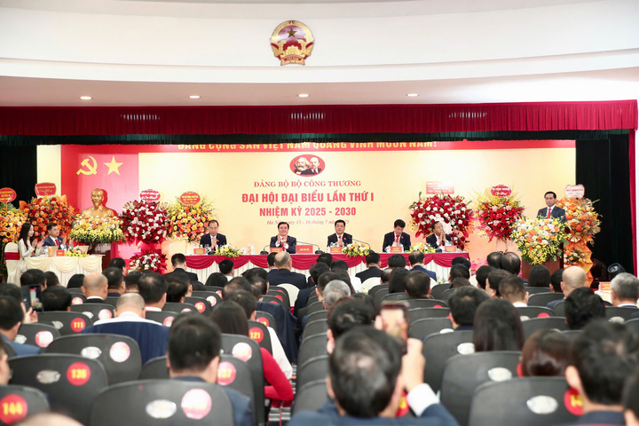Ủy viên Trung ương Đảng, Uỷ viên Ban Thường vụ Đảng uỷ Chính phủ, Phó Thủ tướng Chính phủ Bùi Thanh Sơn tham dự và phát biểu chỉ đạo tại Đại hội đại biểu Đảng bộ Bộ Công Thương lần thứ nhất, nhiệm kỳ 2025 - 2030.