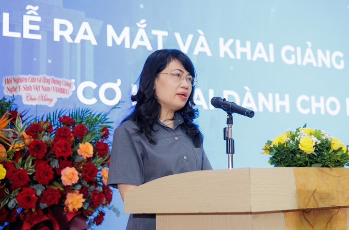 Bà Lương Mai Anh - Phó Cục trưởng Cục Khoa học Công nghệ và Đào tạo, Bộ Y tế.
