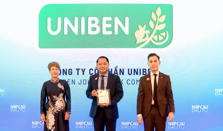Uniben thuộc Top 50 Doanh nghiệp phát triển bền vững 2025