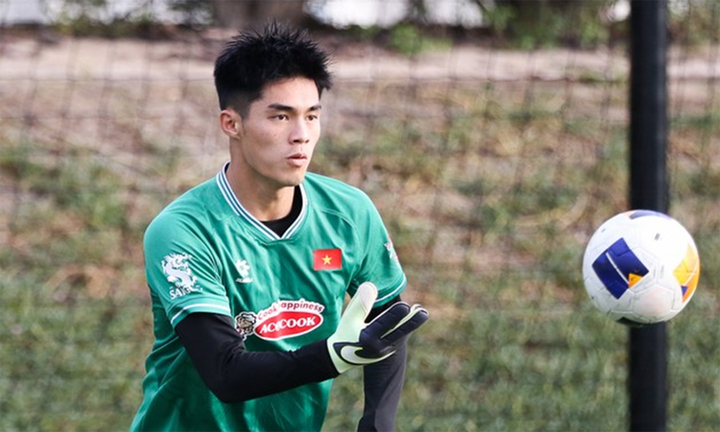 Trần Trung Kiên là thủ môn giàu kinh nghiệm nhất của U23 Việt Nam.