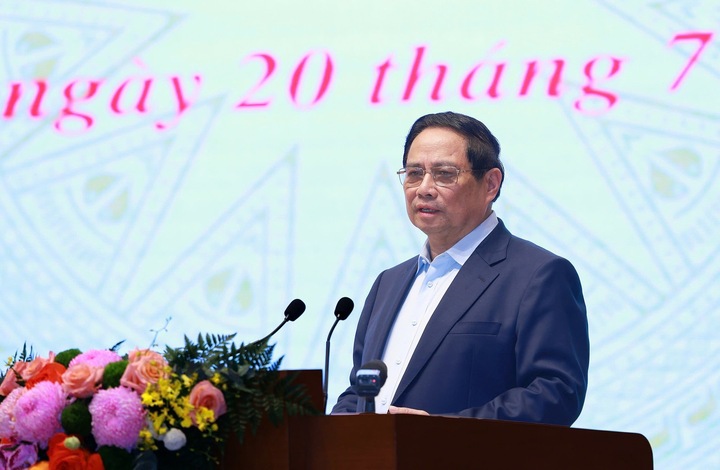 Thủ tướng Phạm Minh Chính phát biểu tại Phiên họp (Ảnh: VGP/Nhật Bắc)