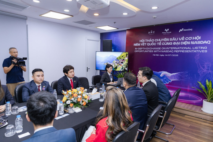 Hội thảo chuyên sâu về cơ hội niêm yết quốc tế do Meey Group tổ chức với sự tham gia của đại diện Nasdaq, ARC và nhiều doanh nghiệp công nghệ, chuyên gia.