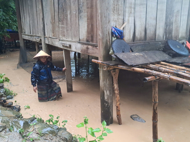 Tại khối 1, khối 4 và khối 5 (xã Mường Xén), nước sông Nậm Mộ dâng cao làm ngập tầng hầm của nhiều hộ dân. Các lực lượng và người dân khẩn trương sơ tán khỏi vùng nguy cơ ngập lụt dọc các khe suối.