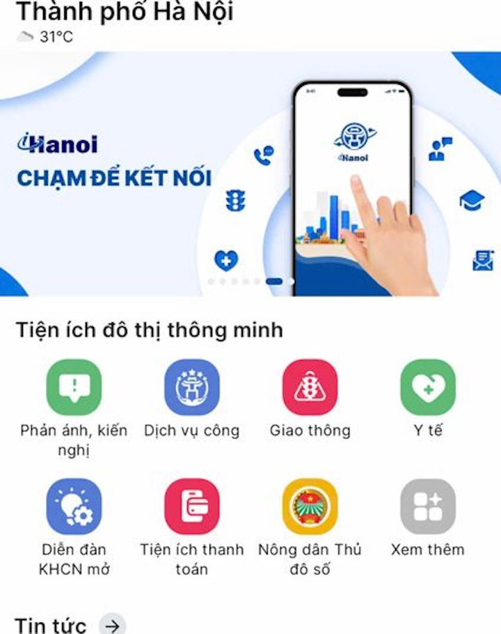 Thông qua ứng dụng iHanoi, người dân có thể dễ dàng đăng ký số thứ tự trực tuyến tại nhà.