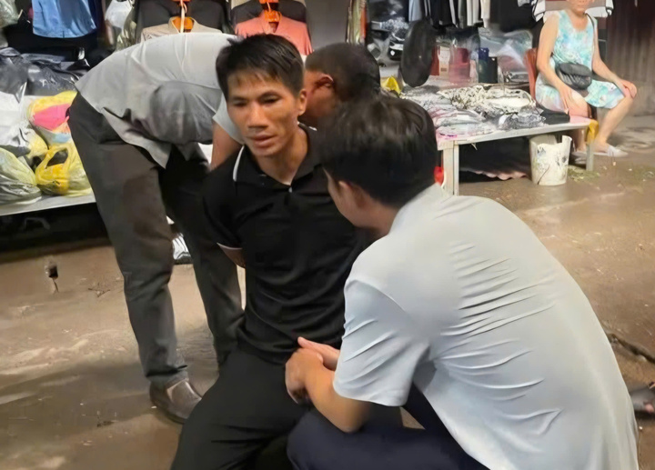 Nghi phạm Đặng Quang Dũng bị bắt sau một ngày gây án.