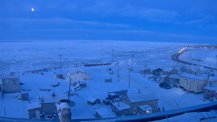 Ban ngày ở Utqiagvik khi không có ánh sáng mặt trời. (Ảnh: usatoday.com)