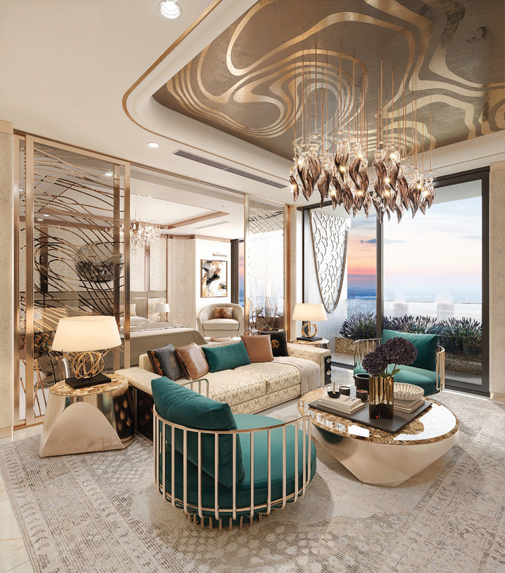 Với diện tích 76,3m², căn hộ S5-CH0603 thuộc dòng Sky Garden, 1 phòng ngủ, ban công hướng Đông, tầm nhìn khoáng đạt hướng ra lõi cảnh quan và công viên 65ha trong khu Ciputra.