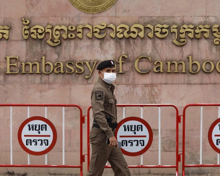 Đại sứ quán Campuchia tại Thái Lan. (Ảnh: Reuters)