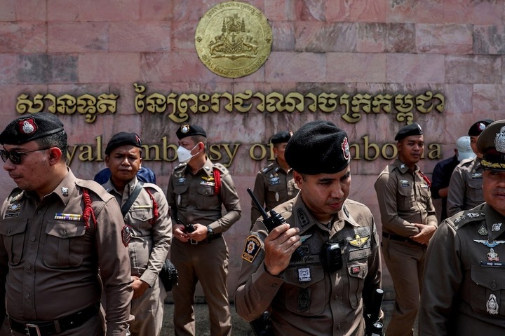 Đại sứ quán Campuchia tại Thái Lan. (Ảnh: Reuters)