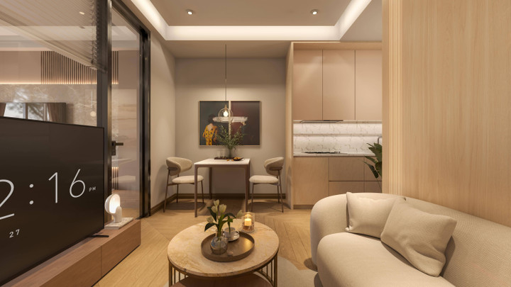 Phối cảnh thiết kế căn hộ dự án Eco Riverside.