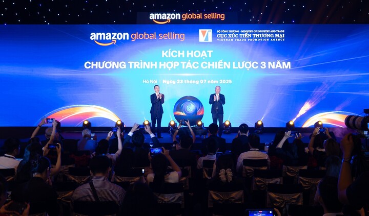 Kích hoạt hợp tác chiến lược 3 năm giữa Cục Xúc tiến Thương mại (Vietrade) – Bộ Công Thương và Amazon Global Selling Việt Nam. (Nguồn: Amazon)