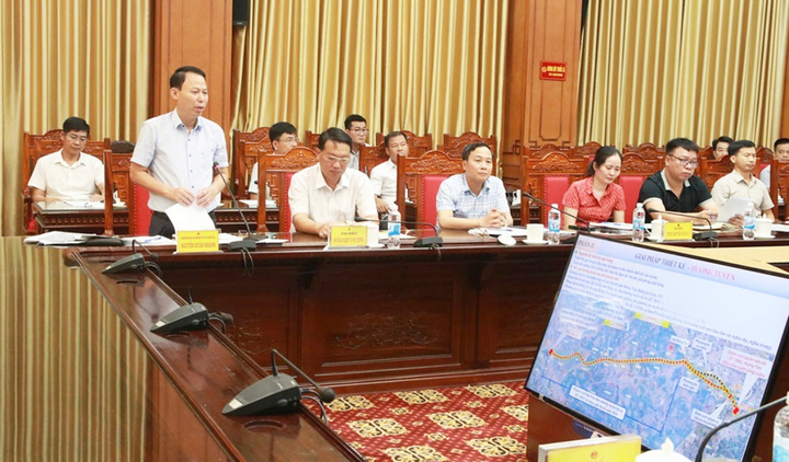 Ban Quản lý Dự án đầu tư xây dựng số 2 công bố Dự án đầu tư xây dựng tuyến đường từ TP Thái Bình đi huyện Hưng Hà (cũ), kết nối với tỉnh Hưng Yên. (Ảnh: Báo Hưng Yên)