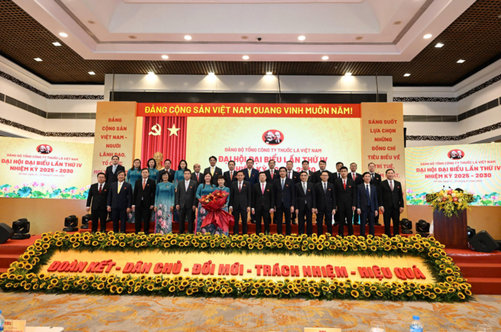 Ban chấp hành Đảng bộ Vinataba nhiệm kỳ 2025 - 2030.