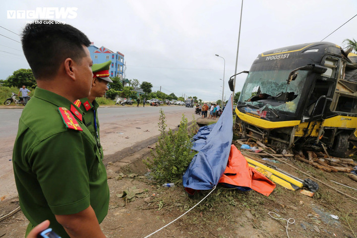 Hiện trường vụ tai nạn.