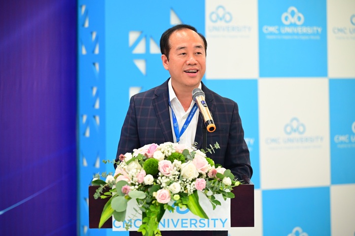 PGS.TS. Nguyễn Thanh Tùng – Hiệu trưởng Trường Đại học CMC, Phó Chủ tịch Tập đoàn CMC.