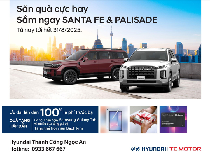 Chương trình bốc thăm trúng thưởng dành cho khách hàng mua xe Palisade, Santa Fe - 1