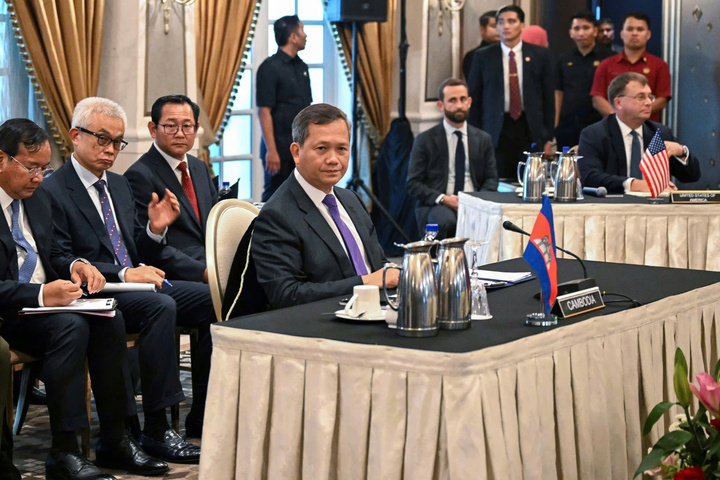 Cuộc đàm phán được tổ chức tại dinh thự chính thức của Thủ tướng Malaysia Anwar Ibrahim. (Ảnh: Reuters)