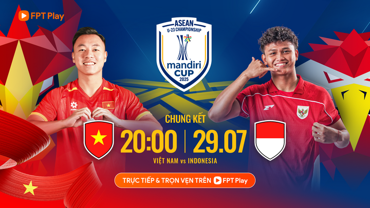 U23 Việt Nam gặp U23 Indonesia trong trận chung kết.