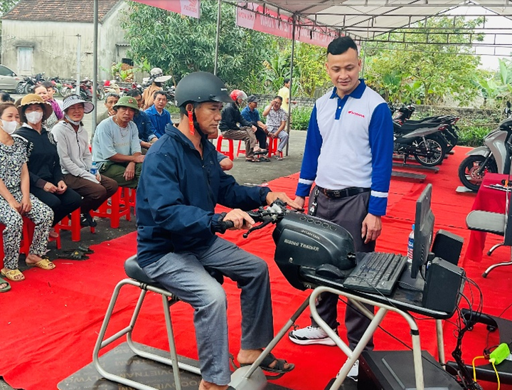 HEAD Văn Minh (Nghệ An) xuất sắc trong hoạt động đào tạo ATGT quý II/2025.