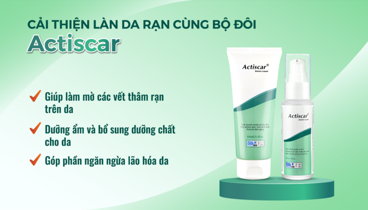 Bộ đôi mờ rạn Actiscar được chứng minh hiệu quả bởi Viện Hoá học các Hợp chất thiên nhiên.