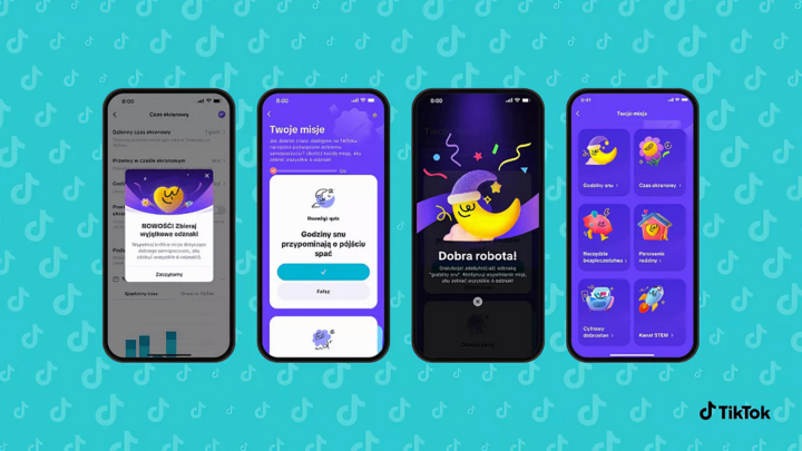 Những thông báo của Tiktok giới hạn thời gian sử dụng. (Nguồn: TikTok)